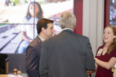 University of Cincinnati president Dr. Neville G. Pinto, faculty, staff, students and families enjoyed the President Pinto’s PLME Dinner, Awards ceremony with ( Varsha Vinod, Sarah Corinne Geraghty, Rosslyn Davis, Harshman Sihra, Advika Sumit, Saannidhya Rawat ) at the Mercantile Immersive Tuesday April 28, 2026 in Downtown Cincinnati. Photos by Joseph Fuqua II