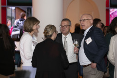 University of Cincinnati president Dr. Neville G. Pinto, faculty, staff, students and families enjoyed the President Pinto’s PLME Dinner, Awards ceremony with ( Varsha Vinod, Sarah Corinne Geraghty, Rosslyn Davis, Harshman Sihra, Advika Sumit, Saannidhya Rawat ) at the Mercantile Immersive Tuesday April 28, 2026 in Downtown Cincinnati. Photos by Joseph Fuqua II