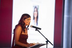 University of Cincinnati president Dr. Neville G. Pinto, faculty, staff, students and families enjoyed the President Pinto’s PLME Dinner, Awards ceremony with ( Varsha Vinod, Sarah Corinne Geraghty, Rosslyn Davis, Harshman Sihra, Advika Sumit, Saannidhya Rawat ) at the Mercantile Immersive Tuesday April 28, 2026 in Downtown Cincinnati. Photos by Joseph Fuqua II