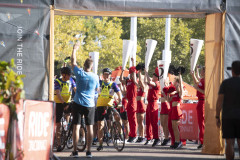 Dr. Neville G. Pinto, president of University of Cincinnati came down to Sawyer Point to support University of Cincinnati riders in the Ride Cincinnati event Saturday September 14, 2024. Photos by Joseph Fuqua II