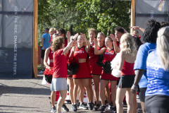 Dr. Neville G. Pinto, president of University of Cincinnati came down to Sawyer Point to support University of Cincinnati riders in the Ride Cincinnati event Saturday September 14, 2024. Photos by Joseph Fuqua II