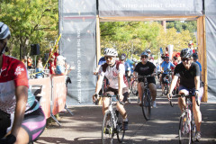 Dr. Neville G. Pinto, president of University of Cincinnati came down to Sawyer Point to support University of Cincinnati riders in the Ride Cincinnati event Saturday September 14, 2024. Photos by Joseph Fuqua II