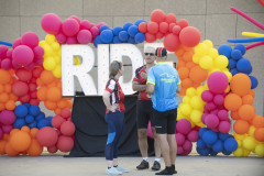 Dr. Neville G. Pinto, president of University of Cincinnati came down to Sawyer Point to support University of Cincinnati riders in the Ride Cincinnati event Saturday September 14, 2024. Photos by Joseph Fuqua II